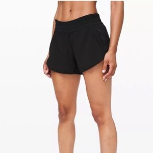 Lululemon Black Tracker Shorts 4”